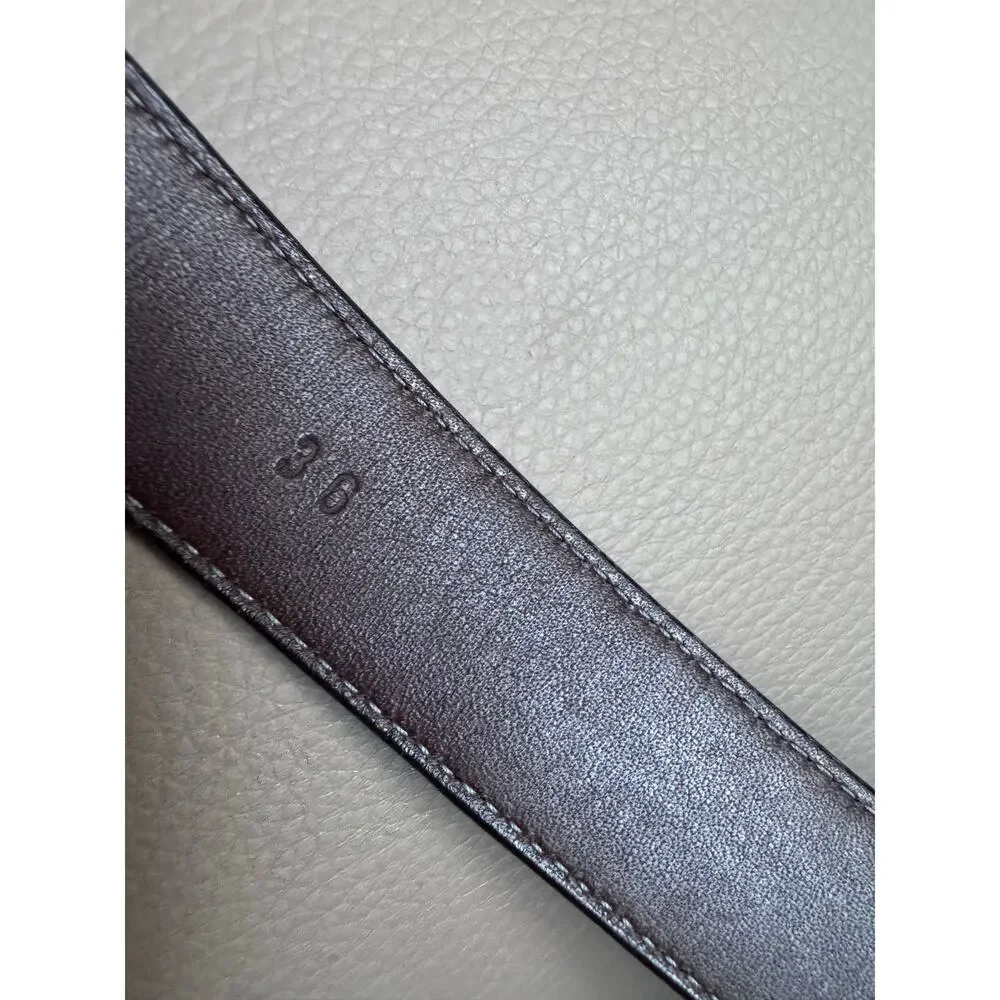 Vintage Tiffany & Co Belt Replacement Lizard Reptile Brown Leather